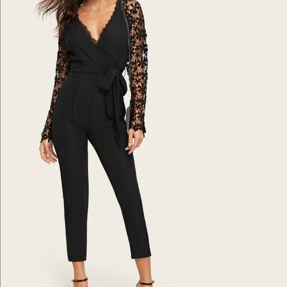 Wrap Belted Jumpsuit